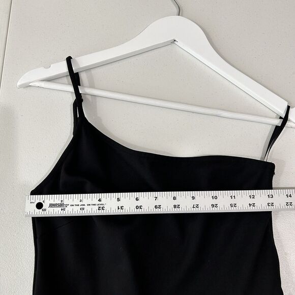 Majorelle Jumpsuit Womens Medium Black One Shoulder Ponte Knit Wide Leg Party - Picture 10 of 15